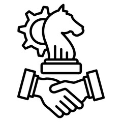 strategic alliances Icon