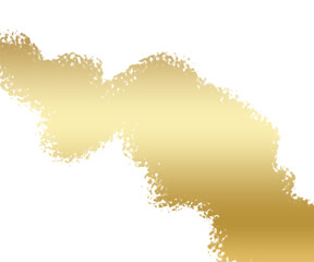 Gold Paint Brush Stroke
