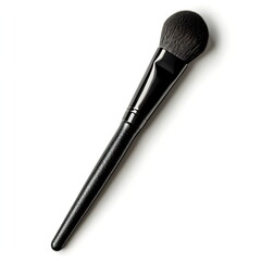 A makeup brush isolated on a white background