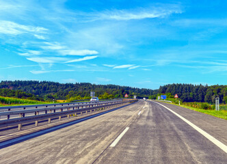 A81 im Main-Tauber-Kreis in Baden-Württemberg (Richtung Heulbronn)	