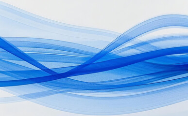 Naklejka premium Abstract blue wave background