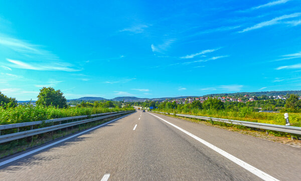 A81 am Kreuz Weinsberg in Baden-W&uuml;rttemberg (Richtung Stuttgart)