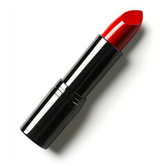 Obraz premium The red lipstic isolated on a white background