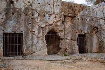 Prison in the Rock, UNESCO Heritage Athens Greece