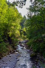 Die Bürser Schlucht in Bürs, Bürserberg und Brand im Bezirk Bludenz in Vorarlberg