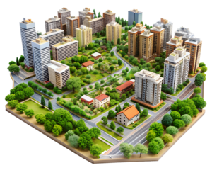 city view from the top