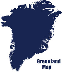 Greenland Country Map. Vector illustration North America © Pujan