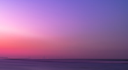 Sunset Sky Background,Sunrise sky on summer sea beach,Panoramic winter evening by the sea with...
