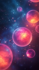 Unique image of space, unique phone wallpaper