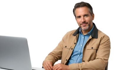 Portrait of a Senior Graphic Designer Male