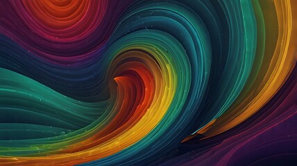 A vibrant swirl of colors creating a dynamic abstract design.