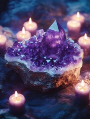 Candles on Rock
