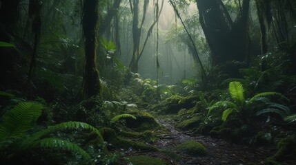 Mystical Rainforest Path