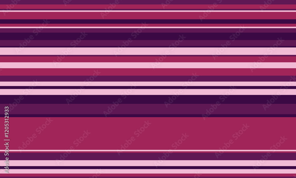 Aufkleber geometric stripes seamless vector pattern with horizontal lines in varied colours, creating an abstr