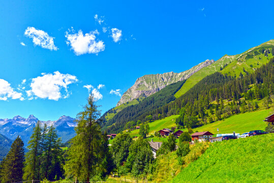 Bschlabs, Ortschaft der Gemeinde Pfafflar im Bezirk Reutte in Tirol (&Ouml;sterreich)