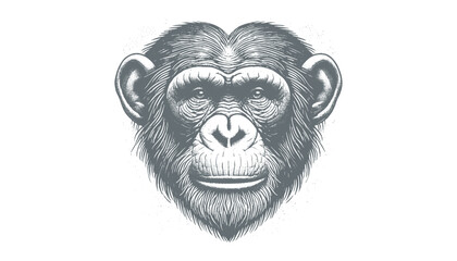 chimpanzee vector  | chimpanzee illustration | chimpanzee silhouette | chimpanzee tattoo | chimpanzee engraving | chimpanzee drawing	