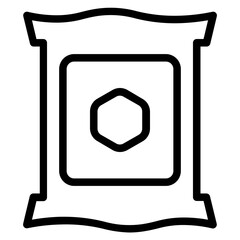 Package Food Pasta Line Icon