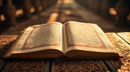 Obraz premium A photo of an old Islamic manuscript page.