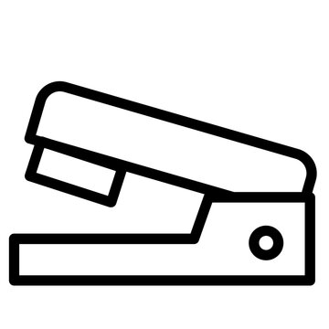 recommend clip art: Stapler Office Tacker Line Icon