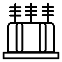 Power Voltage Energy Line Icon