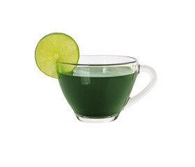  Lemon green tea with a glass of tea transparent png