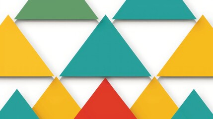 Abstract Colorful Triangle Pattern Design