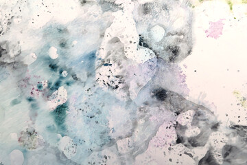 Obraz premium dirty background of ink stains on white