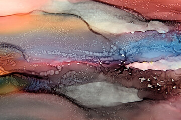 Fototapeta premium bright art background of multi-colored stains