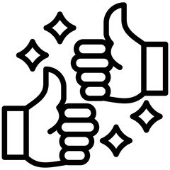 Encouragement Outline Icon