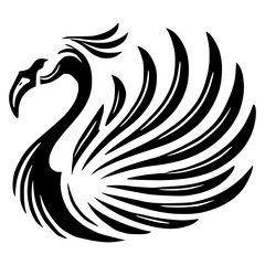 Fototapeta premium illustration of a flamingo