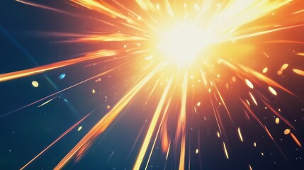 Naklejka premium Abstract Light Burst