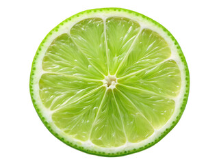 lime on white background
