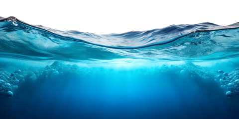 blue water background
