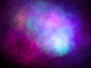 Abstract Purple Galaxy Background with Stars and Cosmic Light