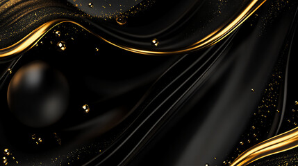 black and gold background