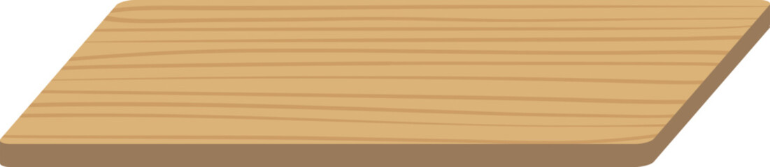 Rectangle wooden cutting board flat