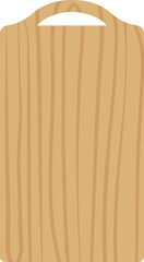 Naklejka premium Rectangle wooden cutting board vector