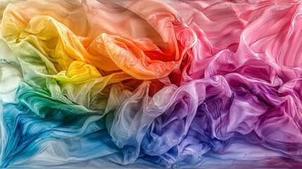 Fototapeta premium Vivid fantasy-inspired marble texture abstract art digital canvas colorful environment artistic viewpoint rainbow concept
