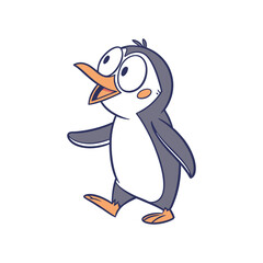 penguin vector cartoon charecter illustration