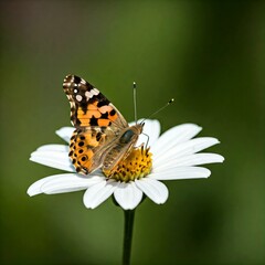 Obraz premium butterfly on flower