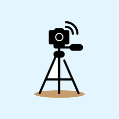 Obraz premium simple camera icon vectors illustration