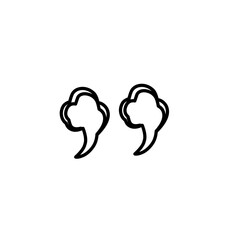 doodle quote icon