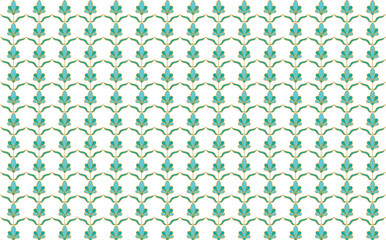 Floral Ornament Pattern background  - Illustration Vector 