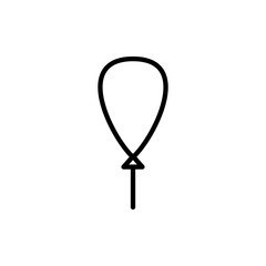 Balloon icon vector. Party balloon sign and symbol