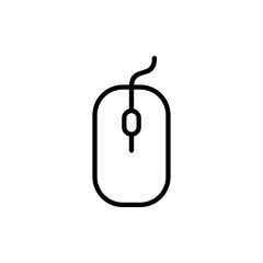 Fototapeta premium Mouse icon vector. click sign and symbol. pointer icon vector.