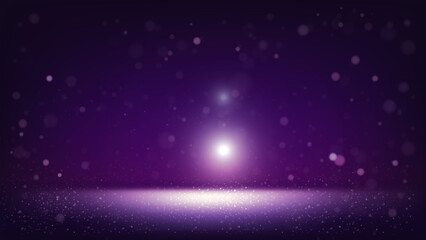 Abstract light particles product display background design