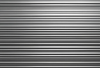 Corrugated brushed stainless steel sheet metal sheet wall texture background.