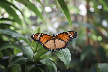 Obraz premium butterfly on a flower