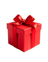 Fototapeta premium red gift box with bow