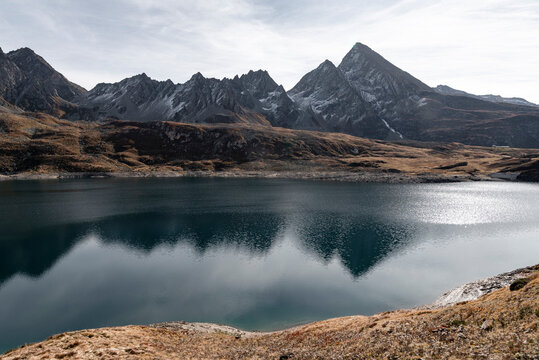 lake in the Formazza Valley